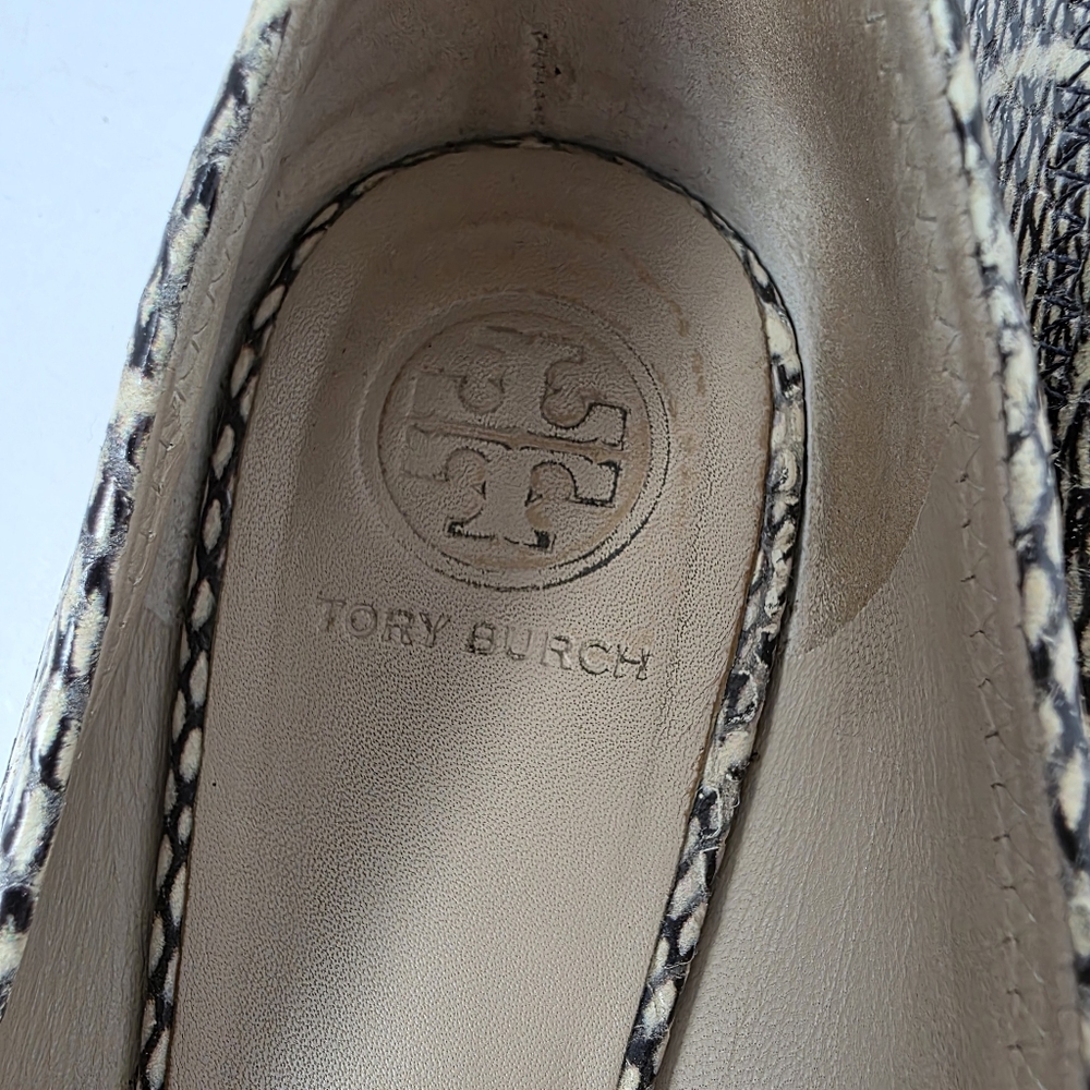 Tory Burch Python Snakeskin Embossed Reva Ballet … - image 7